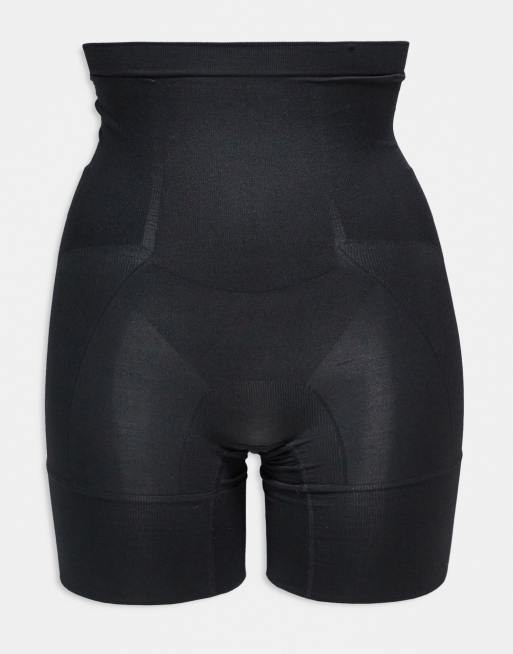 Dorina - Absolute - Pantaloncini a vita alta modellanti neri con dettaglio posteriore ad anello