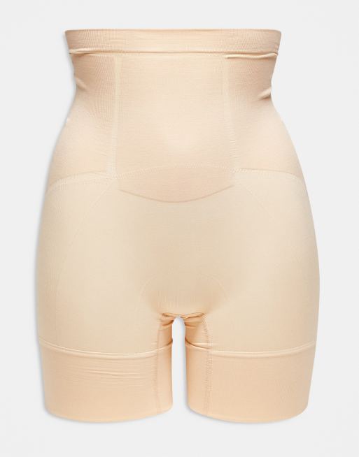 Dorina absolute sculpt scoop back high waisted boyshorts in beige