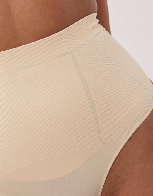 Dorina Absolute Sculpt seamless high control high-waist thong in beige, 2 of 3