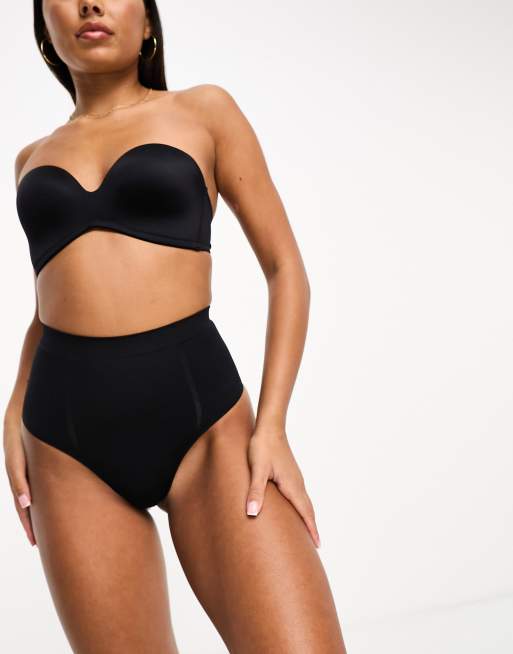 Dorina - Absolute Sculpt - Sømløs G-streng med høj talje og høj støtte i sort, 4 af 4