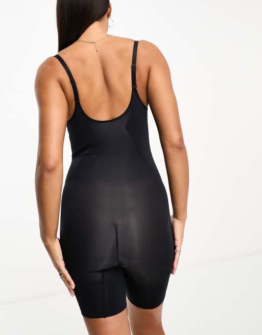 Dorina - Absolute Sculpt - Sterk corrigerende body met short en open buste in zwart, 2 van 4
