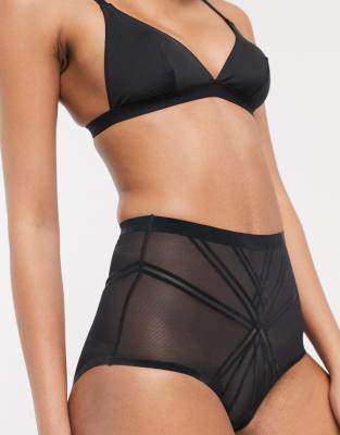 Dorina Black Shaping High Waist Briefs