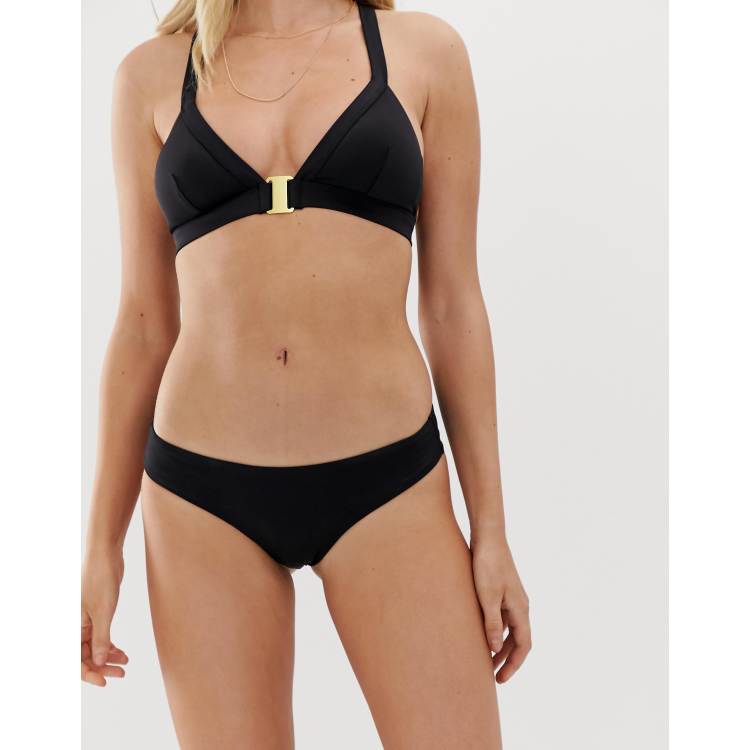 Dorina brazilian bikini bottom in black ASOS