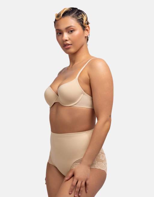 Dorina Brigitte mid waist brief beige in beige, 3 of 3