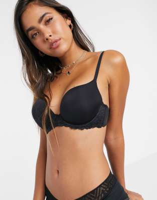 Dorina - Claire - Soutien-gorge super push-up - Bonnet A à D-Noir
