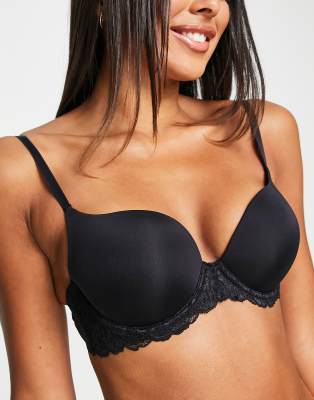 Dorina Adore push up demi lace bra in khaki-Green, Compare