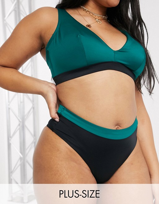 Dorina Curve Attica recycled polyester high waist bikini bottom