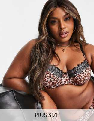 We Are We Wear Curve nylon blend high apex non padded plunge bra