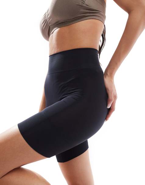 Dorina Essensual smoothing mid waist anti chafing shorts in black - view 1
