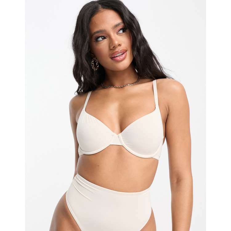 Dorina Evelyn B-F blend smoothing underwire bra in mink