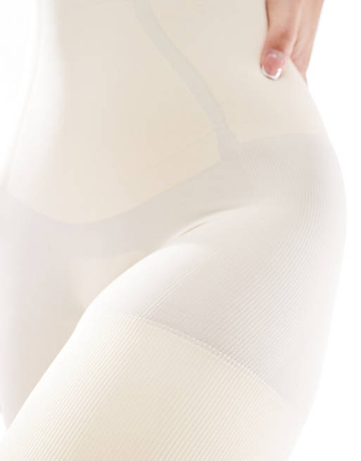 Dorina Exclusive Absolute Sculpt seamless high control non-padded bodysuit  with short in beige