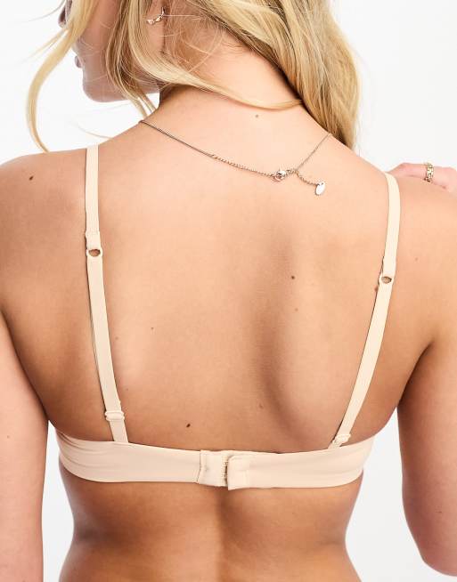 Dorina - Fili - Blød beige BH uden bøjle med dyb udskæring, 2 af 4
