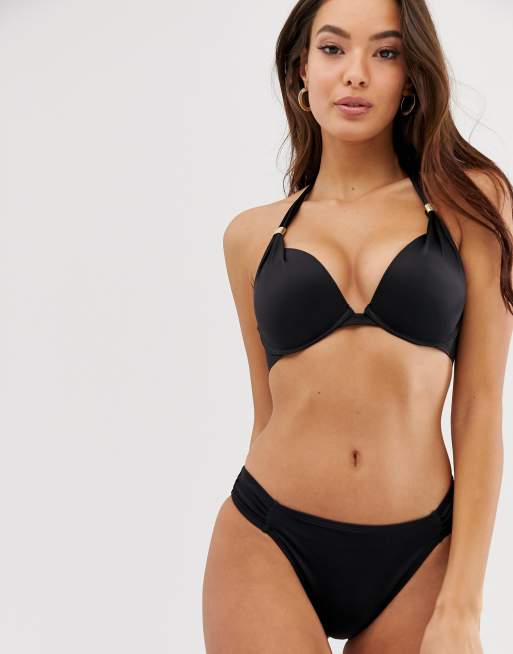 Dorina Haut de bikini super push up Noir ASOS