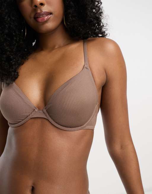 Dorina Kibera underwire bikini top in brown