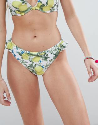 lemon bikini bottoms