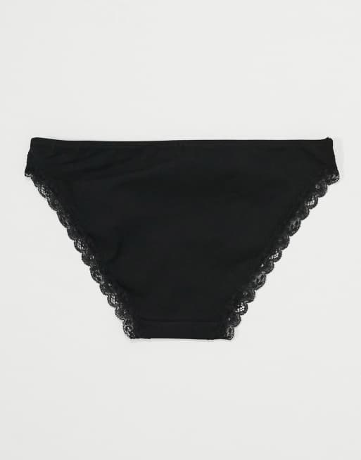 Dorina Lianne cotton 3-pack briefs in black, grey marle and pink, 2 of 4