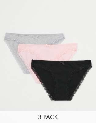 black cotton knickers