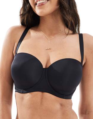 Dorina Dorina Michelle Fuller Bust strapless bandeau bra in black