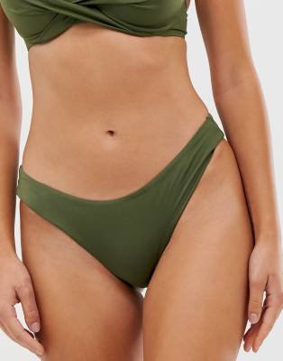 khaki bikini bottoms