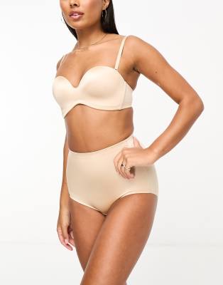 Dorina Mix & Match Sublime Sculpt Wirefree Strapless Bandeau Bra In Neutral