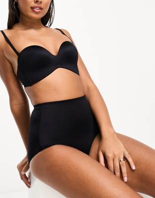 Dorina – Mixa & matcha – Sublime Scuplt – Svart formande bandeau-behå utan bygel med avtagbara axelband - view 1