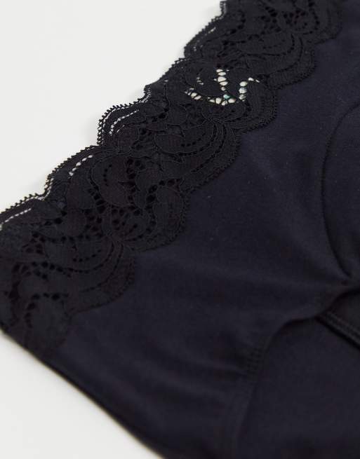 Dorina Moon 3 pack night period briefs in black - BLACK, 4 of 4