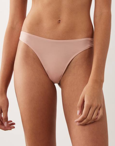 Dorina NOA 2-pack thongs in warm beige - view 1