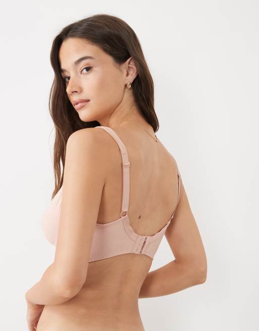Dorina NOA behå för fylligare byst utan vaddering i varm beige, 4 av 4