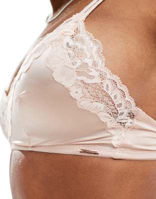 Dorina Origins Bralette With Lace Detailing In Neutral
