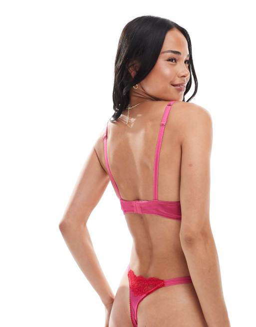 Dorina - Origins - Brassière effet brillant à bonnets non rembourrés - Rose, 2 de 4