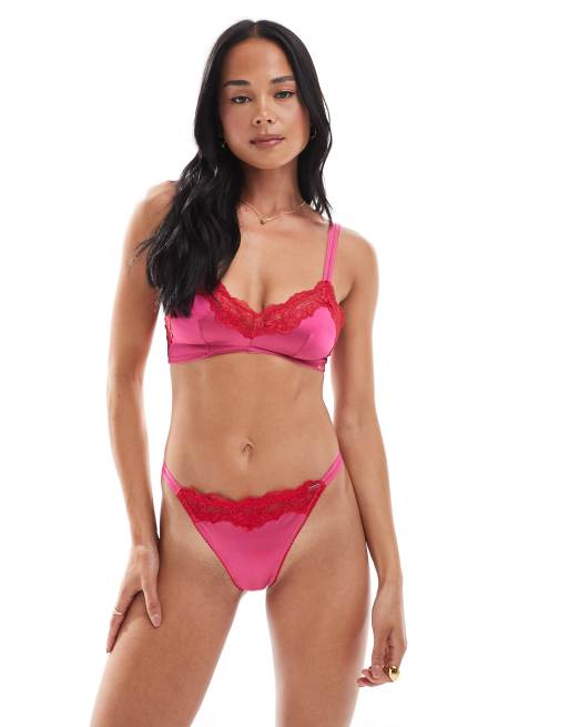 Dorina - Origins - Brassière effet brillant à bonnets non rembourrés - Rose, 4 de 4