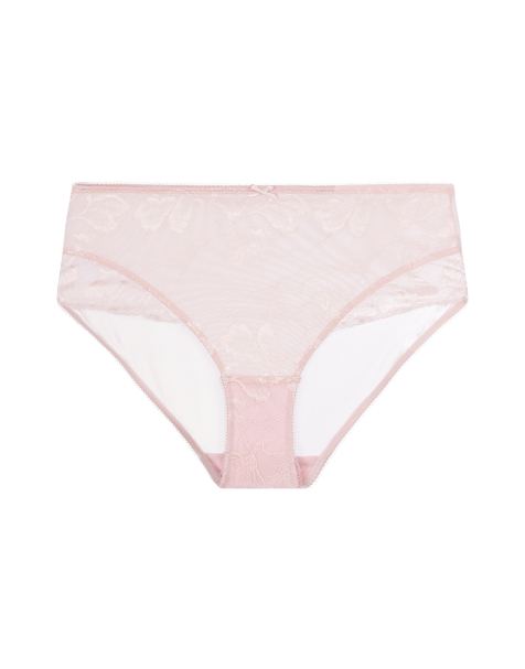 Dorina Perfect lace midi brief in pink - view 1