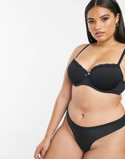 Dorina Plus Size Rita Schwarze Bhs 2er Pack Asos