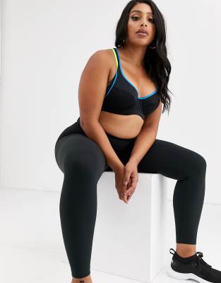 plus size sports bra asos