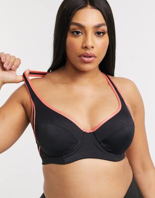 plus size sports bra asos
