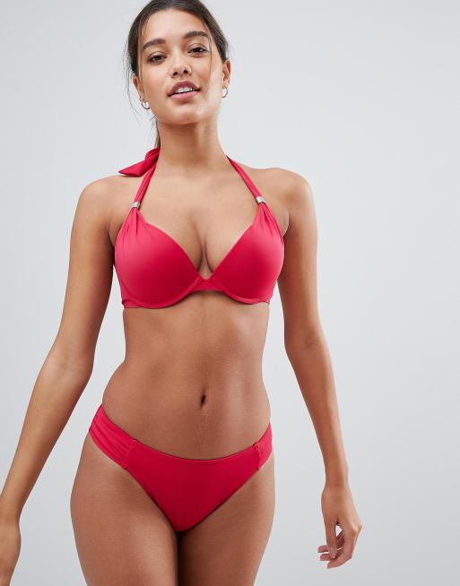 Red swimsuit best sale push up