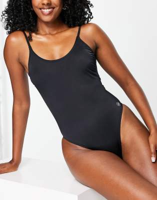 Dorina rhodes lightly padded swimsuit in black