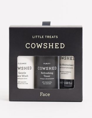 фото Дорожный набор средств по уходу за кожей лица cowshed little face treats-бесцветный