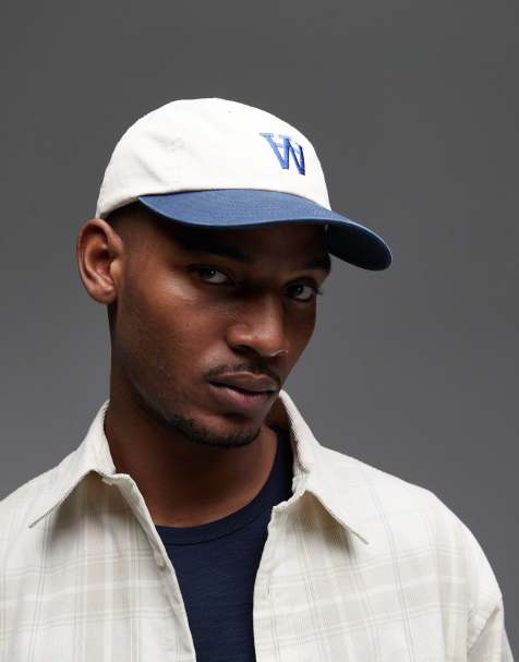 Double A By Wood Wood - AA - Cappellino bianco con visiera a contrasto - view 1