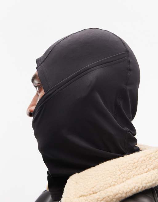 Double A By Wood Wood Anderson balaclava in black, 2 of 3