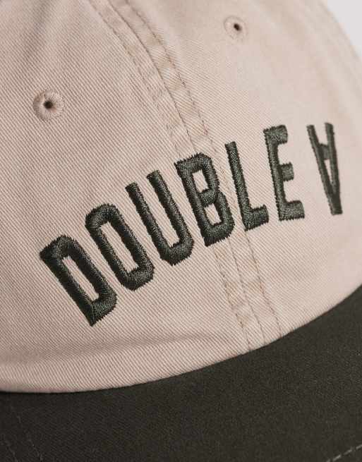 Double A By Wood Wood archie cap in beige & khaki, 2 of 3