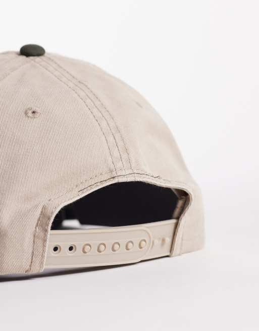Double A By Wood Wood archie cap in beige & khaki, 3 of 3