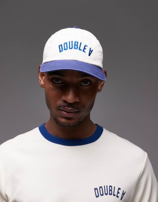 Double A By Wood Wood archie cap in cream & navy, 3 of 3