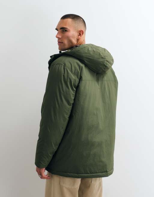 Double A By Wood Wood Bastian parka matelassée kaki, 5 de 5