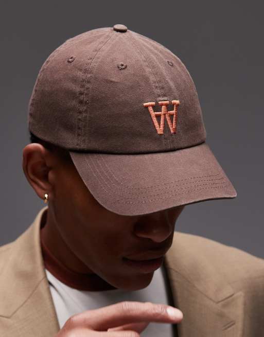 Double A By Wood Wood - Brun kasket med logo, 2 af 3
