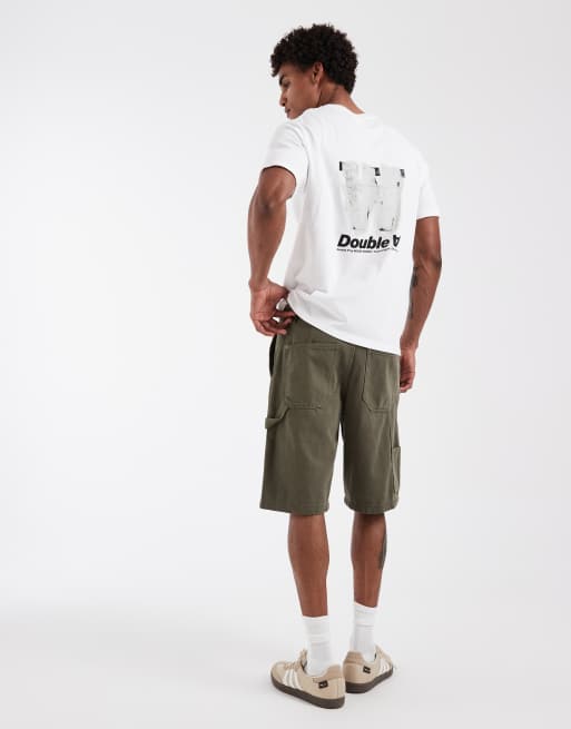 Double A By Wood Wood - Camiseta blanca con logo Roller 100% de algodón Ace, 3 de 5