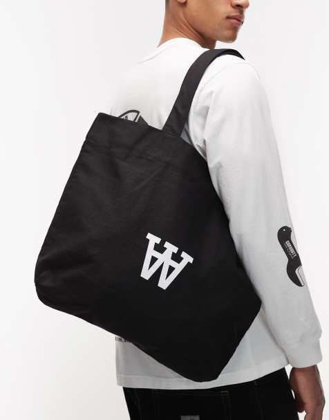 Double A By Wood Wood – Conner – Svart toteväska - view 1