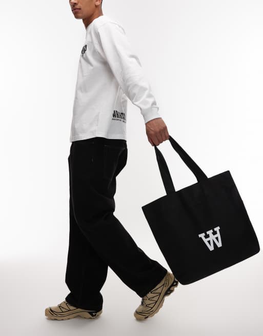 Double A By Wood Wood Conner tote bag in black, 3 of 4