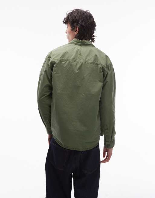Double A By Wood Wood – Cooper – Hemdjacke in Grün, 3 von 5