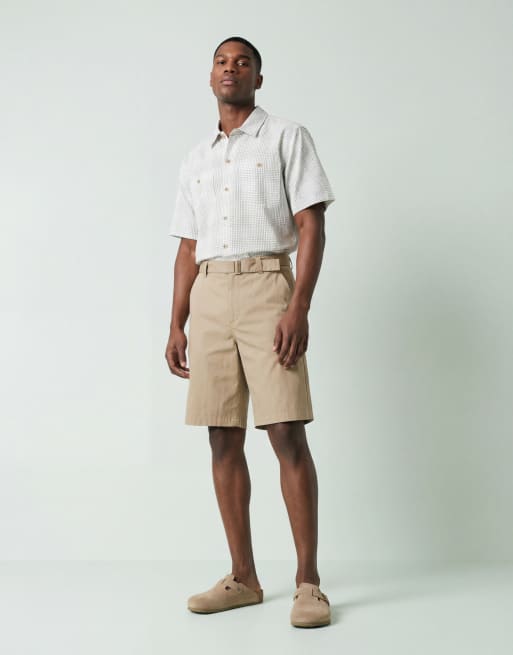 Double A by Wood Wood - Cooper - Offwhite ternet skjorte i 100% bomuld, 9 af 12